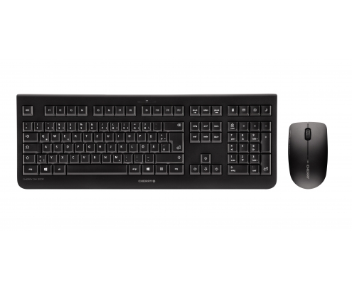 CHERRY DW 3000 teclado RF inalámbrico QWERTZ Alemán Negro