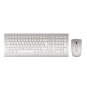 CHERRY DW 8000 teclado RF inalámbrico QWERTZ Alemán Plata, Blanco