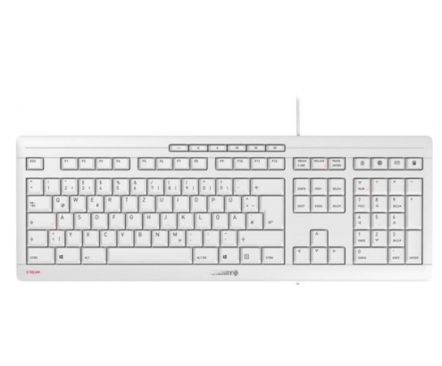 CHERRY JK-8500 teclado USB QWERTZ Alemán Blanco