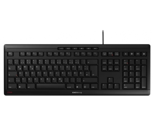CHERRY JK-8500 teclado USB QWERTZ Alemán Negro