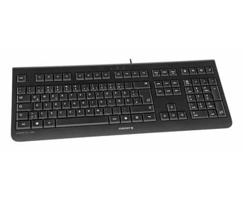 CHERRY KC 1000 teclado Hogar / Oficina USB QWERTY Portugués Negro