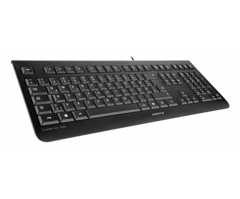 CHERRY KC 1000 teclado Hogar / Oficina USB QWERTY Portugués Negro