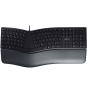 CHERRY KC 4500 ERGO teclado Universal USB AZERTY Francés Negro