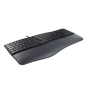 CHERRY KC 4500 ERGO teclado USB QWERTY Inglés de EE. UU. Negro
