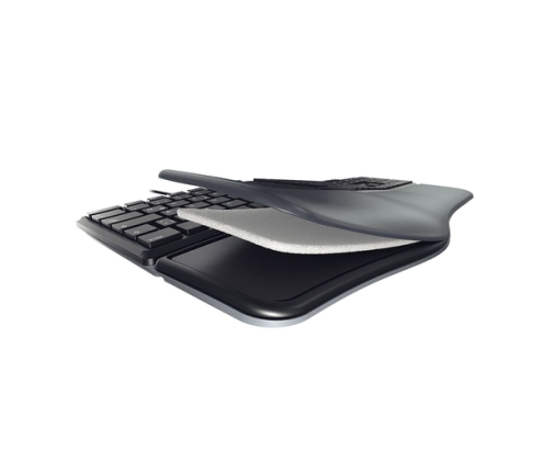 CHERRY KC 4500 ERGO teclado USB QWERTY Inglés de EE. UU. Negro
