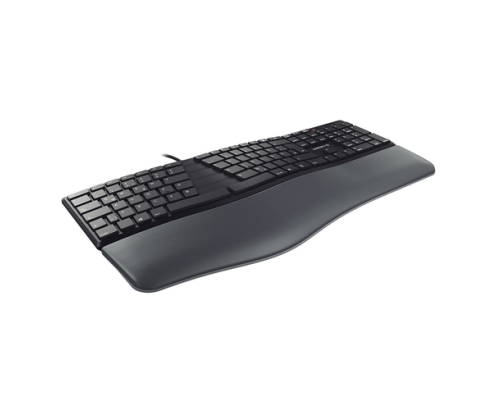 CHERRY KC 4500 ERGO teclado USB QWERTY Inglés de EE. UU. Negro