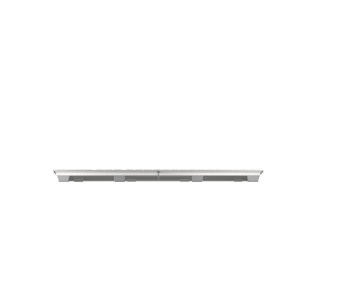 CHERRY KC 6000 SLIM FOR MAC teclado Oficina USB QWERTZ Alemán Plata
