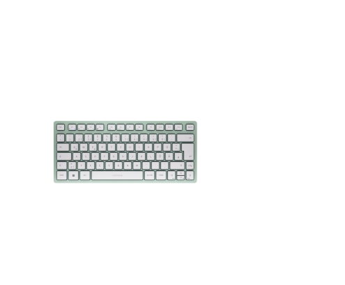 CHERRY KW 7100 MINI BT teclado Universal Bluetooth QWERTZ Alemán Color menta