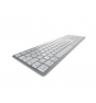 CHERRY KW 9100 SLIM FOR MAC teclado USB + Bluetooth QWERTZ Alemán Plata