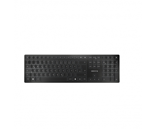 CHERRY KW 9100 SLIM teclado RF Wireless + Bluetooth QWERTZ Alemán Negro