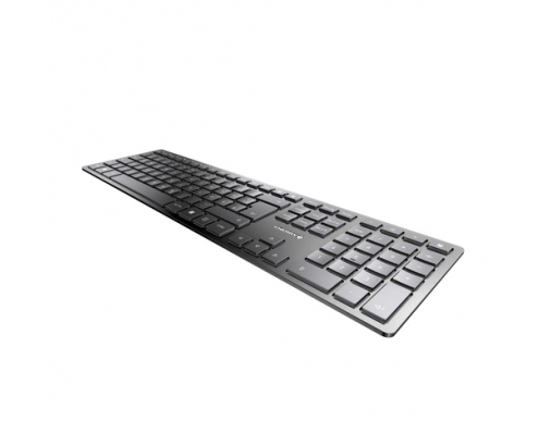 CHERRY KW 9100 SLIM teclado RF Wireless + Bluetooth QWERTZ Alemán Negro