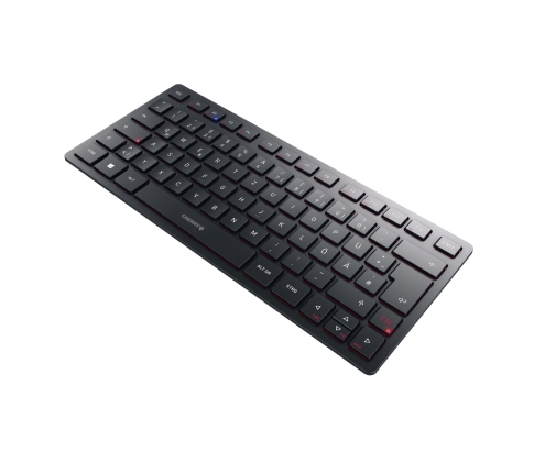 CHERRY KW 9200 MINI teclado Universal USB + RF Wireless + Bluetooth QWERTZ Alemán Negro