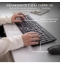 CHERRY Stream Desktop Recharge teclado Ratón incluido Universal RF inalámbrico QWERTZ Alemán Gris