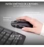 CHERRY Stream Desktop Recharge teclado Ratón incluido Universal RF inalámbrico QWERTZ Alemán Gris