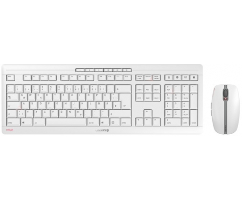 CHERRY Stream Desktop teclado RF inalámbrico QWERTZ Alemán Blanco
