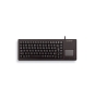 CHERRY XS Touchpad teclado Universal USB QWERTY Inglés de EE. UU. Negro