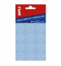 CIERRES ADHESIVOS PERMANENTES APLI 25MM 10 HOJAS FORMATO REDONDO COLOR TRANSPARENTE 10694