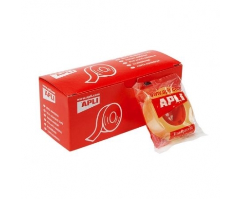CINTA ADHESIVA APLI TRANSPARENTE 12MM X 66M 11265 
