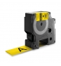 Cinta dymo etiquetas para tubos termoretractiles ind negro sobre amarillo multicolor 1805444