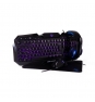 COMBO TECLADO/RATON/AURICULARES/ALFOMBRILLA COOLBOX DEEP X-WING USB NEGRO