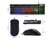 COMBO TECLADO/RATON EWENT PL3201 GAMING USB