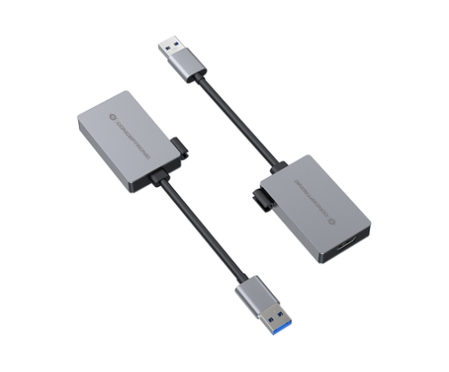 Conceptronic ABBY22G Adaptador gráfico USB 1920 x 1080 Pixeles Gris