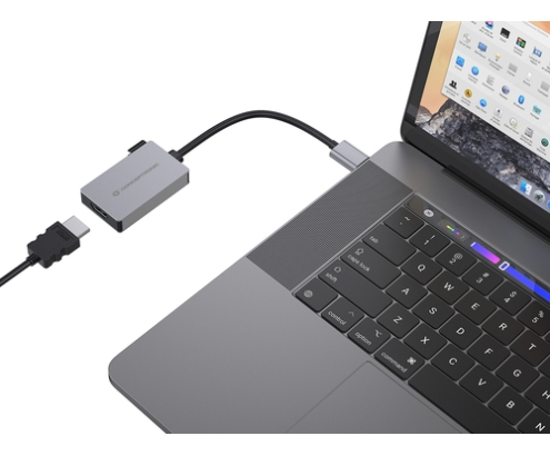 Conceptronic ABBY22G Adaptador gráfico USB 1920 x 1080 Pixeles Gris