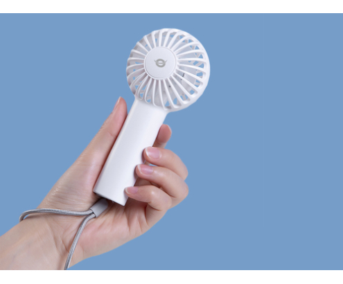 Conceptronic AERIVA01W ventilador y nebulizador personal de mano Blanco Ventilador de mano