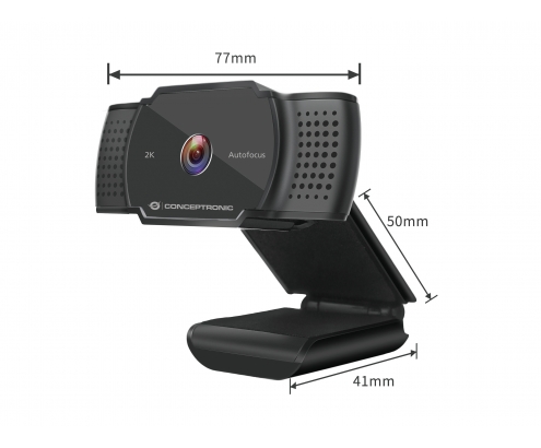 Conceptronic AMDIS02B Webcam 5mp 2592 x 1944 pixeles USB 2.0 negro