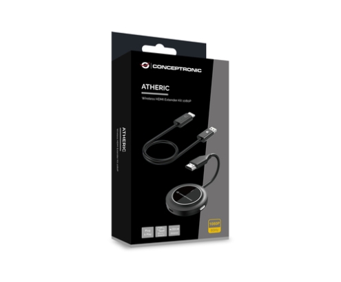 Conceptronic ATHERIC02B adaptador de pantalla inalámbrico HDMI/USB Full HD Mochila