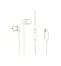 Conceptronic BRENDAN03W auricular y casco Auriculares Alámbrico Dentro de oído Llamadas/Música USB Tipo C Blanco