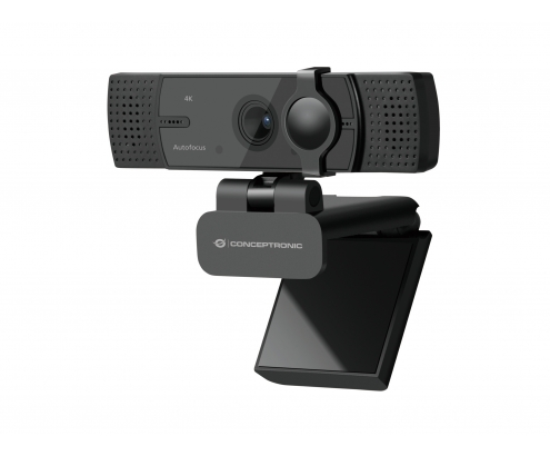 CONCEPTRONIC cámara web 15,9 MP 3840 x 2160 Pixeles USB 2.0 Negro