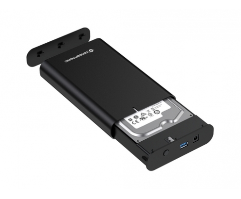Conceptronic DANTE02B caja para disco duro externo Carcasa de disco duro/SSD Negro 2.5/3.5
