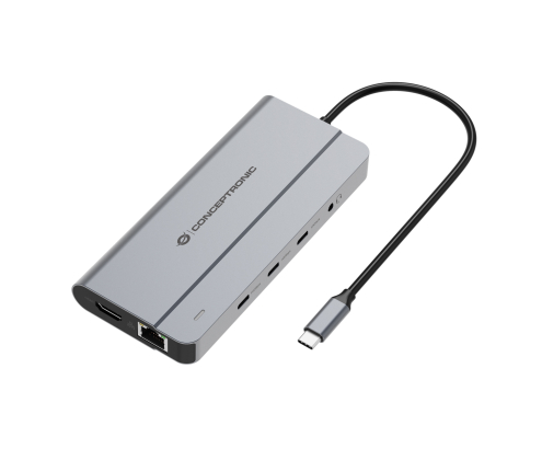 Conceptronic DONN34G base para portátil y replicador de puertos