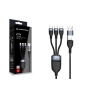Conceptronic ETTA06B15C cable USB USB 2.0 1,5 m USB A/USB C 3 x USB C Negro