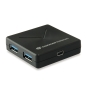 Conceptronic HUBBIES02B hub de interfaz USB 3.2 Gen 1 (3.1 Gen 1) Mini-B 5000 Mbit/s Negro