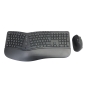 Conceptronic ORAZIO02DE teclado Ratón incluido Oficina RF inalámbrico QWERTZ Alemán Negro
