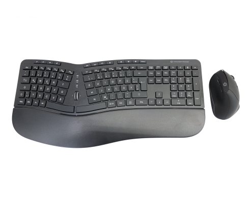 Conceptronic ORAZIO02DE teclado Ratón incluido Oficina RF inalámbrico QWERTZ Alemán Negro
