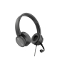 Conceptronic POLONA05BC auricular y casco Auriculares Alámbrico Diadema Llamadas/Música USB Tipo C Negro
