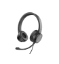 Conceptronic POLONA05BC auricular y casco Auriculares Alámbrico Diadema Llamadas/Música USB Tipo C Negro