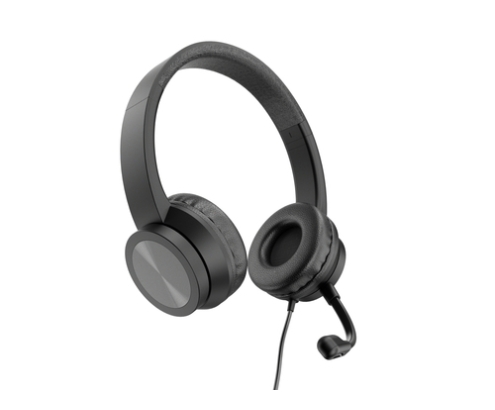 Conceptronic POLONA05BC auricular y casco Auriculares Alámbrico Diadema Llamadas/Música USB Tipo C Negro