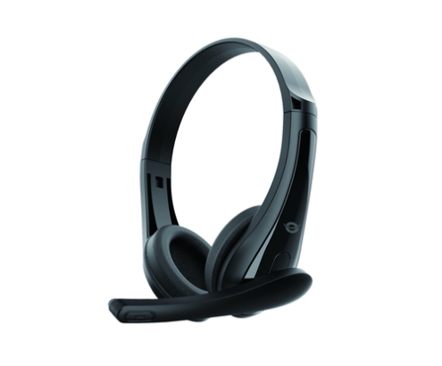 Conceptronic POLONA06B3T auricular y casco Auriculares Alámbrico Diadema Llamadas/Música Negro