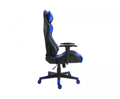 Conceptronic Silla para videojuegos de PC Asiento acolchado Negro, Azul