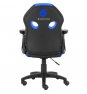 Conceptronic Silla para videojuegos de PC Asiento acolchado Negro, Azul