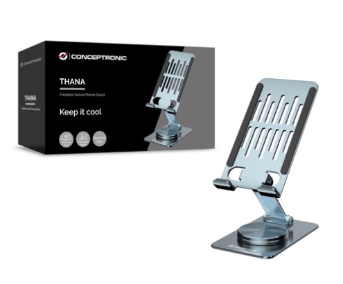 Conceptronic THANA08G soporte Soporte pasivo Teléfono móvil/smartphone Plata