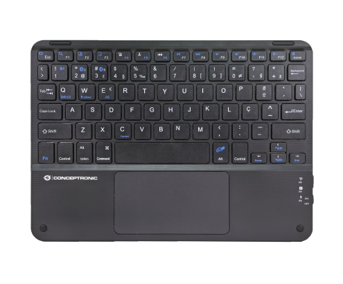 Conceptronic TOBIN01BPT teclado Universal Bluetooth QWERTY Portugués Negro