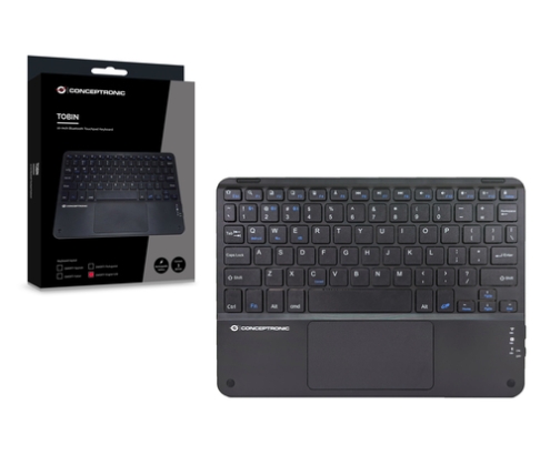 Conceptronic TOBIN01BUS teclado Universal Bluetooth QWERTY Inglés de EE. UU. Negro