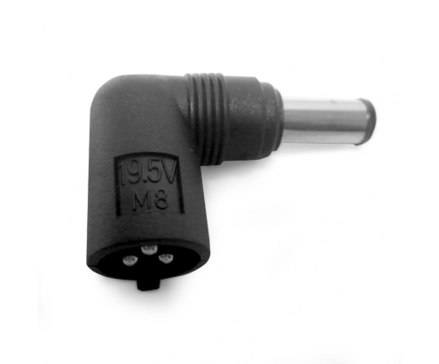 Conector de alimentacion phoenix din 3 patilla para cargador universal 90w para portatil sony 19.5p negro PHM8DC90