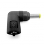 Conector de alimentacion phoenix din 3 patillas cargador universal 40w para portatil samsung nc10 19v negro PHA6DC40