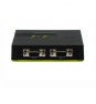 CONMUTADOR AUTOMATICO SOBREMESA LEVEL ONE V/T/M 1A2 CPUS USB CON AUDIO CABLES INCLUIDOS NEGRO KVM-0221
